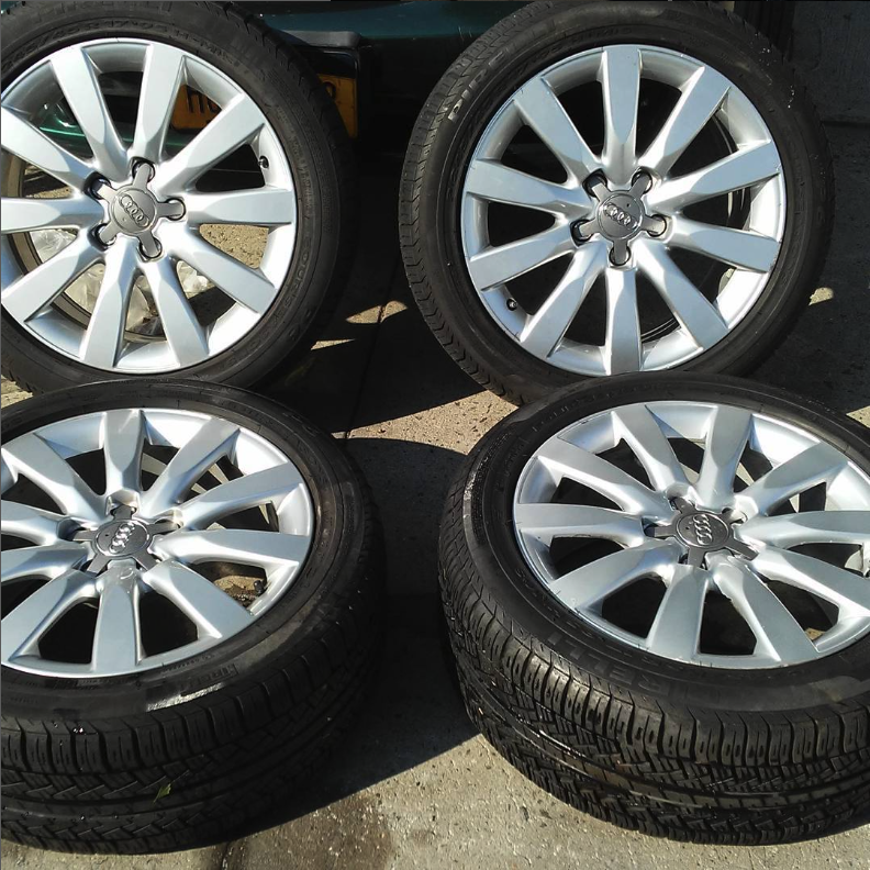 Detailed tire and wheel