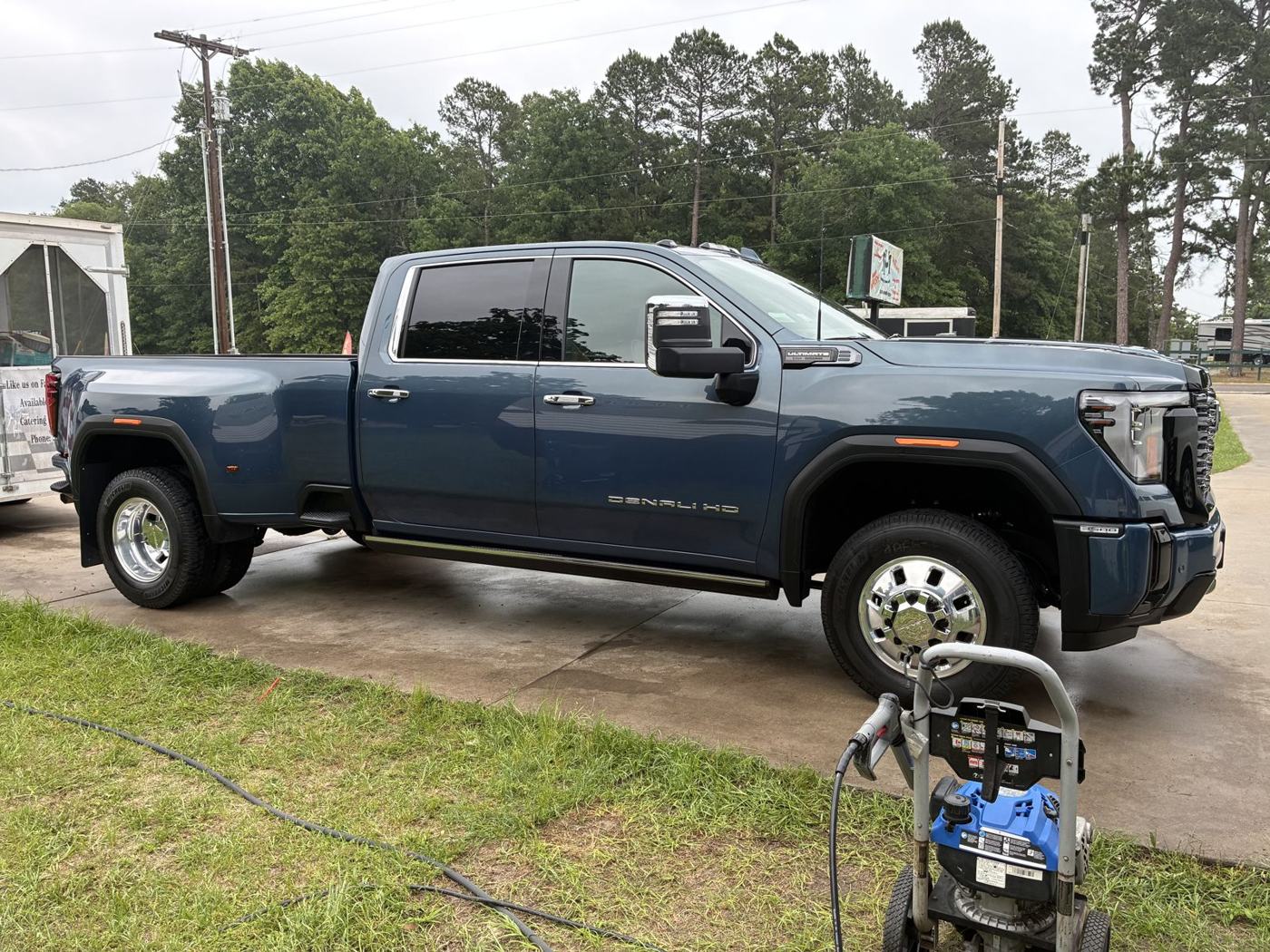 GMC Sierra 2500 after truck wash